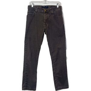 Jacob Cohen Style 688 Denim Jeans Brown Gray Mens Tag Size 33” Actual 32x28